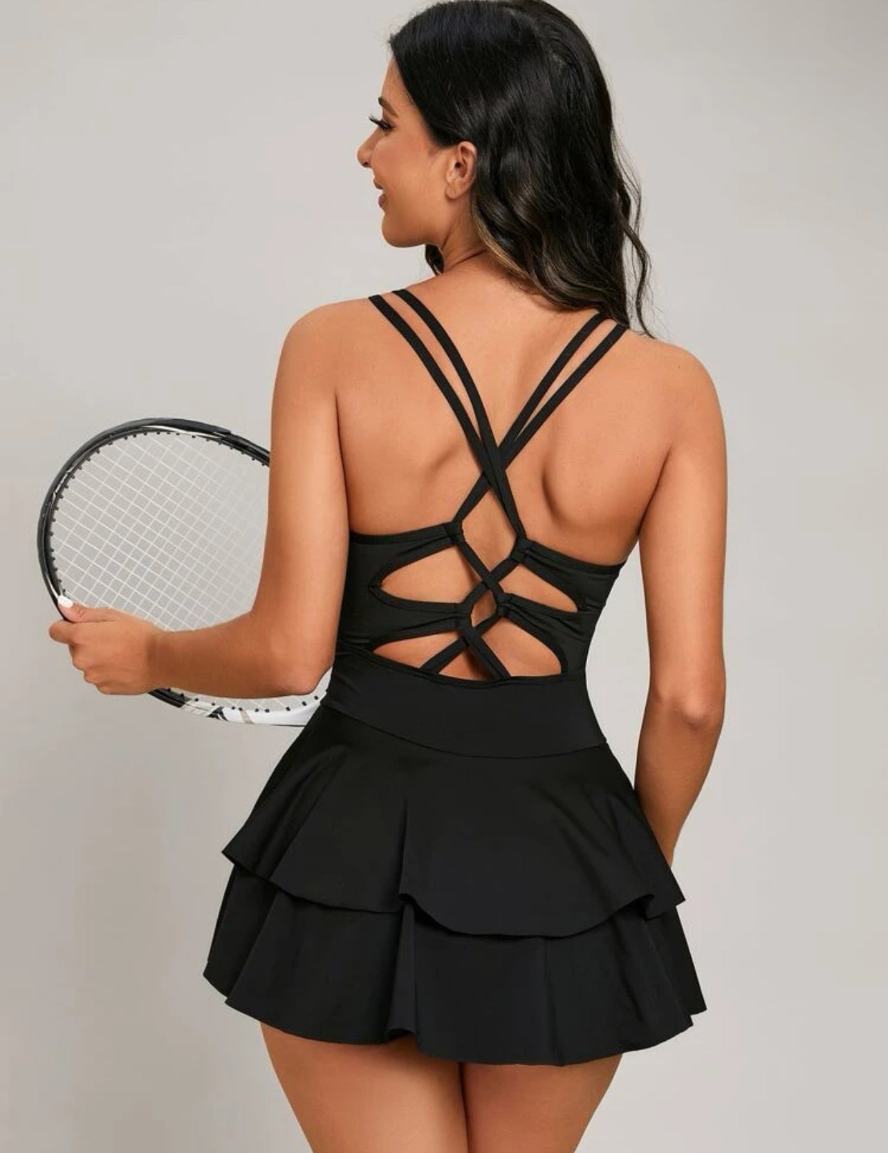 Black sport dress